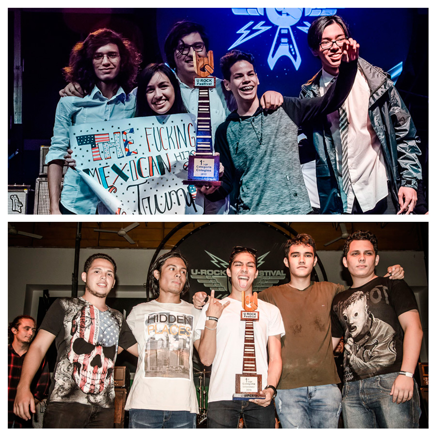 Ganadores del 8º Festival U-Rock 