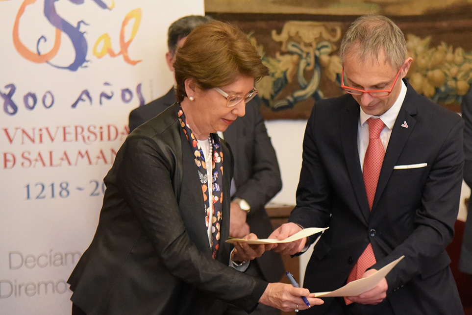 Convenio con la Universidad de Salamanca